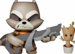 Guardians of the Galaxy - Rocket Raccoon with Potted Groot Super Deluxe 11" Vinyl Figure