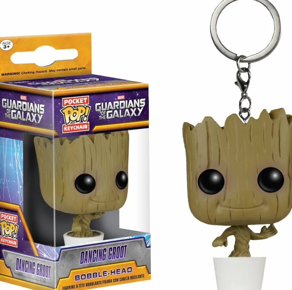 Guardians of the Galaxy - Dancing Groot Pocket Pop! Vinyl Keychain