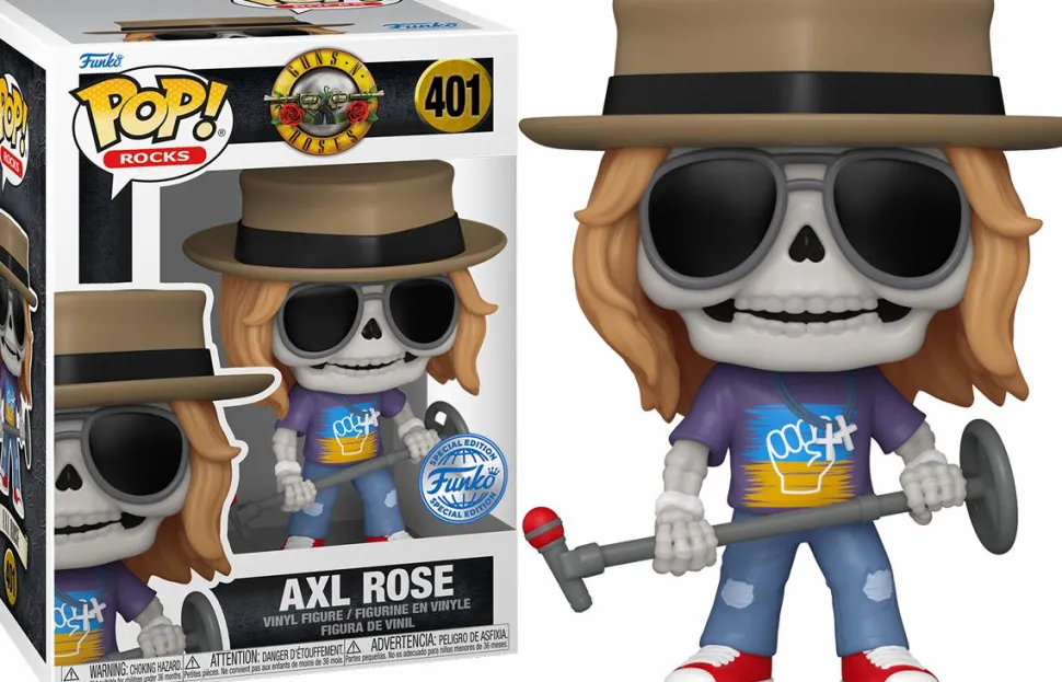 Guns N' Roses - Skeleton Axl Rose Pop! Vinyl Figure (Popcultcha Exclusive)