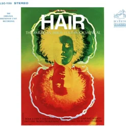 Hair: The American Tribal Love-Rock Musical - The Original Broadway Cast Recording 2xLP Vinyl Record (Green & Yellow Swirled / Orange & Yellow Swirled Coloured Vinyl)