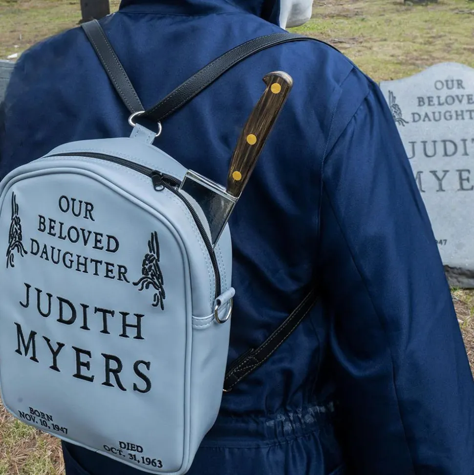 Halloween (1978) - Judith Myers Tombstone 14" Faux Leather Convertible Mini Backpack