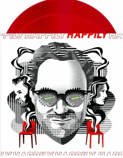 Happily (2021) - Original Motion Picture Soundtrack by Joseph Trapanese LP Vinyl Record (Red Coloured Vinyl)