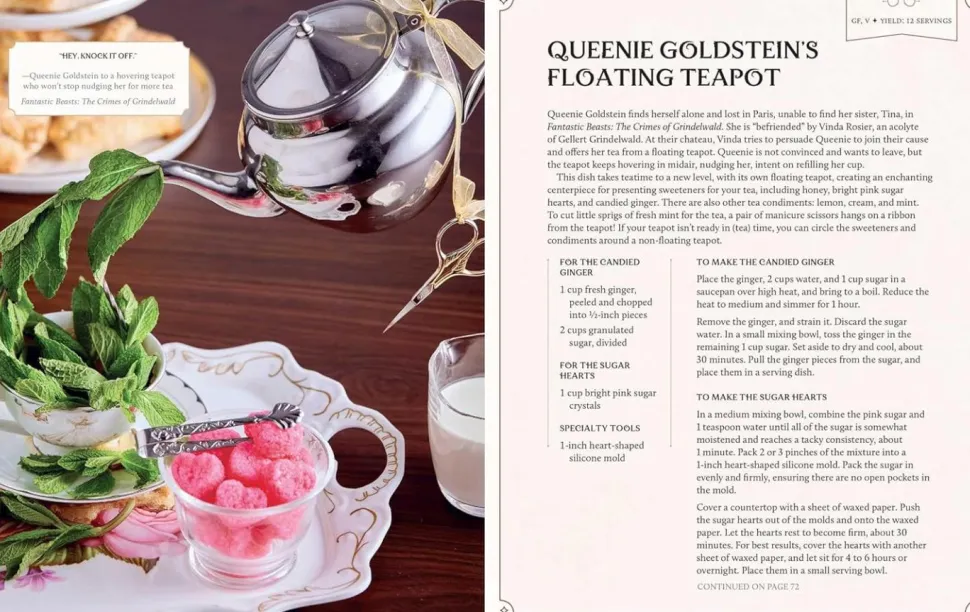 Harry Potter - Afternoon Tea Magic: Official Snacks, Sips, and Sweets Inspired by the Wizarding World Hardcover Book