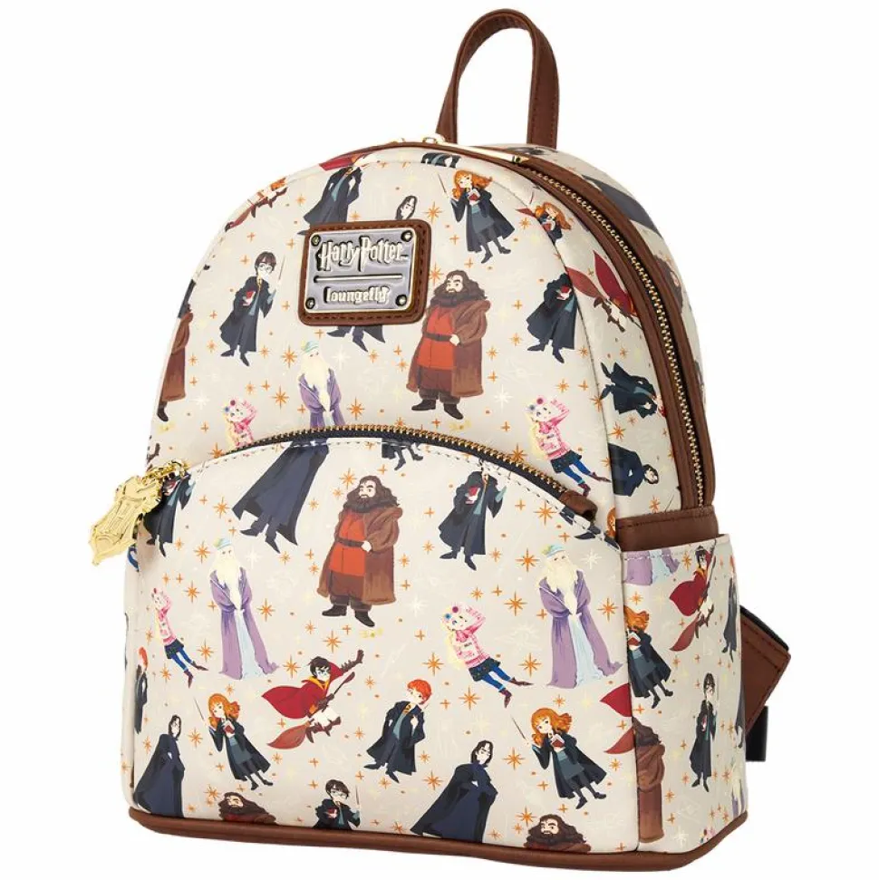 Harry Potter - All Over Print 10" Faux Leather Mini Backpack