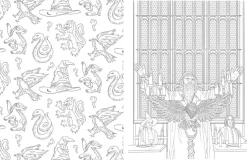 Harry Potter - An Official Hogwarts Coloring Book Paperback Book
