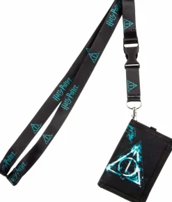 Harry Potter - Deathly Hallows Trifold Lanyard Wallet
