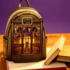 Harry Potter - Great Hall Light Up 10" Faux Leather Mini Backpack