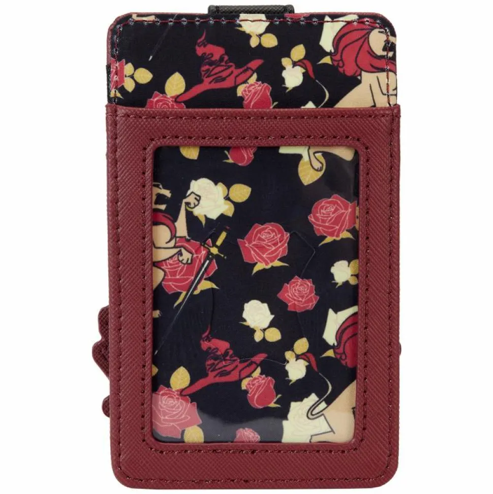 Harry Potter - Gryffindor House Floral Tattoo 5" Faux Leather Card Holder