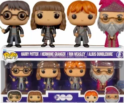 Harry Potter - Harry, Ron, Hermione & Dumbledore Pop! Vinyl Figure 4-Pack