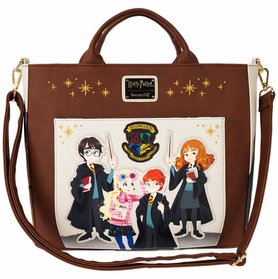 Harry Potter - Hogwarts 11" Faux Leather Convertible Tote Bag
