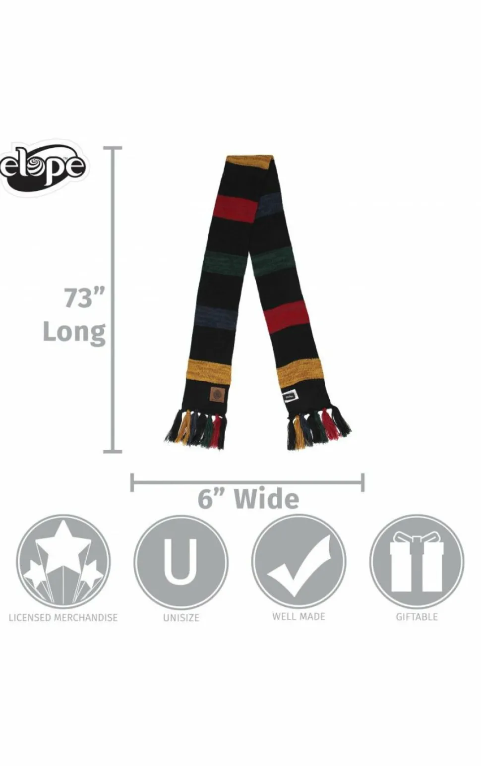 Harry Potter - Hogwarts Heathered Knit Scarf