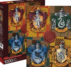 Harry Potter - Hogwarts House Crests 1000 Piece Jigsaw Puzzle