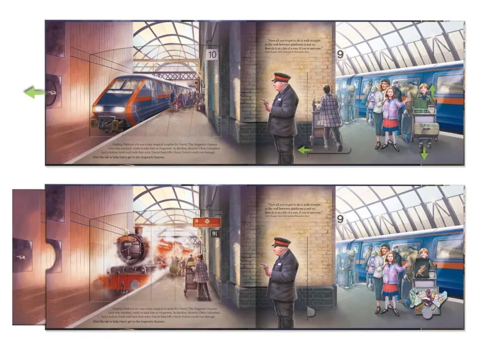 Harry Potter - Journey to Hogwarts: A Book of Magical Surprises Pop-Up Hardcover Book