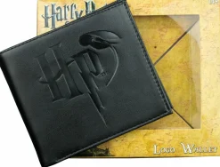 Harry Potter - Logo Embossed Black Wallet