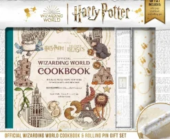 Harry Potter - Official Wizarding World Cookbook Hardcover Book & Rolling Pin Gift Set