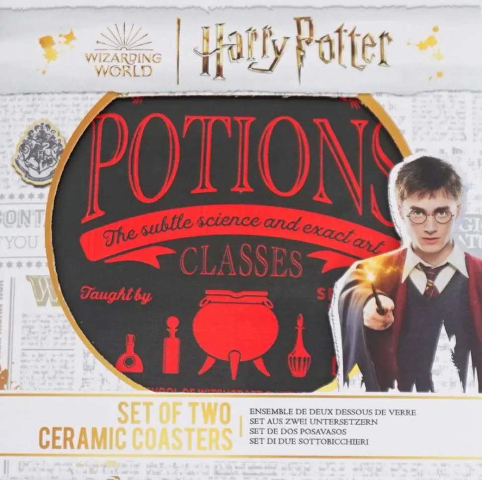 Harry Potter - Potions Class / Defense Against the Dark Arts Ceramic Coasters 2-Pack