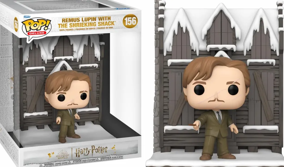Harry Potter - Remis Lupin with The Shrieking Shack Hogsmeade Diorama Deluxe Pop! Vinyl Figure