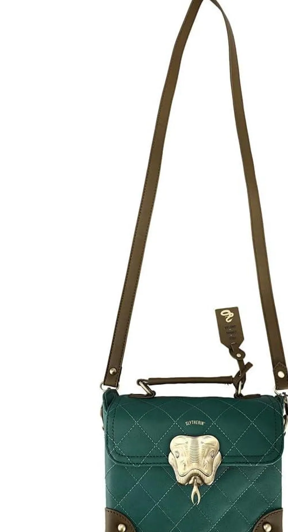 Harry Potter - Slytherin Mini-Trunk 7" Faux Leather Crossbody Handbag