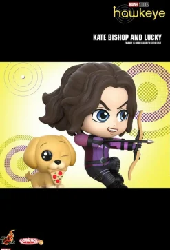 Hawkeye (2021) - Kate Bishop & Lucky Cosbaby (S) Hot Toys Figure
