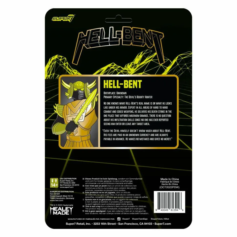 Hell-Bent - Golden Hunter (Vac Metal) ReAction 3.75" Action Figure by Healeymade