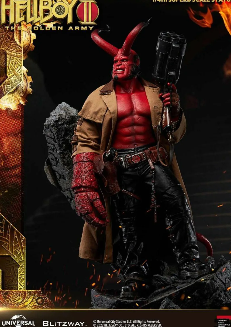 Hellboy 2 - Hellboy 1/4 Scale Statue
