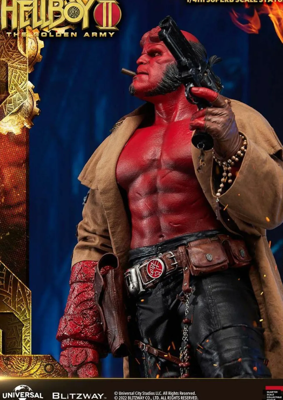 Hellboy 2 - Hellboy 1/4 Scale Statue