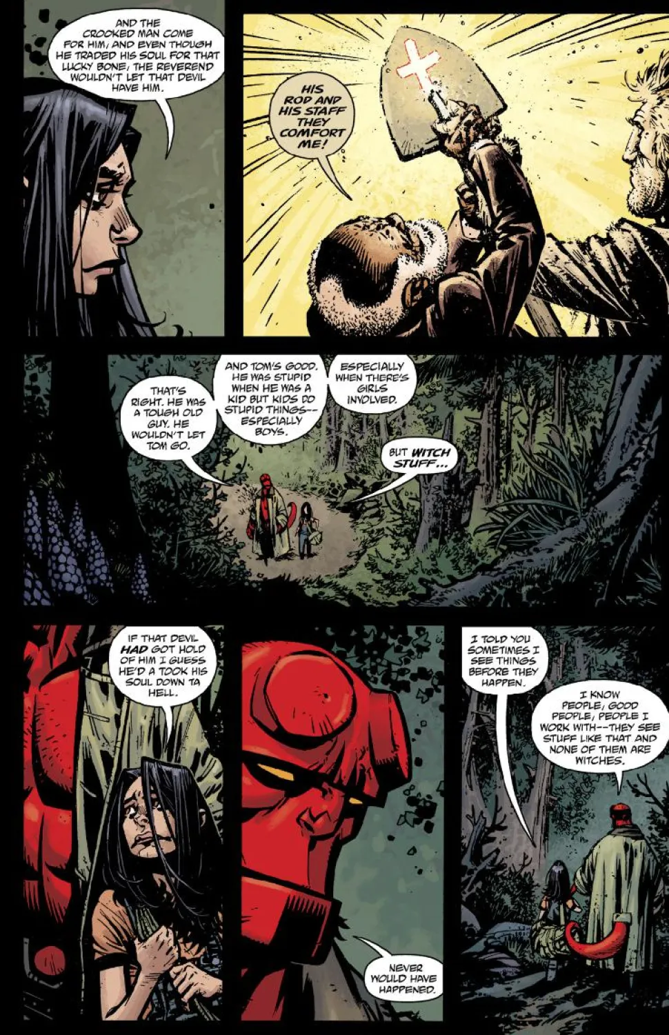 Hellboy - The Crooked Man & The Return of Effie Kolb Trade Paperback Book