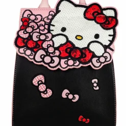 Hello Kitty - Bow 9” Faux Leather Mini Backpack