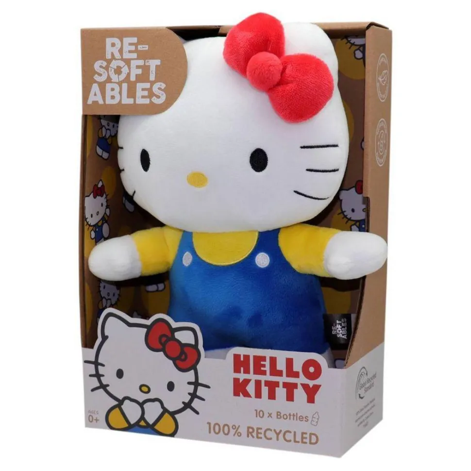 Hello Kitty - Hello Kitty in Blue Overalls Re-Softables 10" Plush