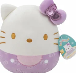 Hello Kitty - Hello Kitty with Purple Bow 50th Anniversary Squishmallows 8" Plush