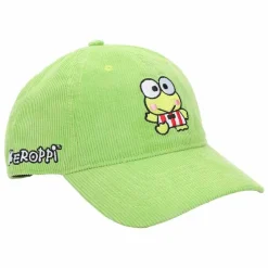Hello Kitty and Friends - Keroppi Embroidered Adjustable Corduroy Hat