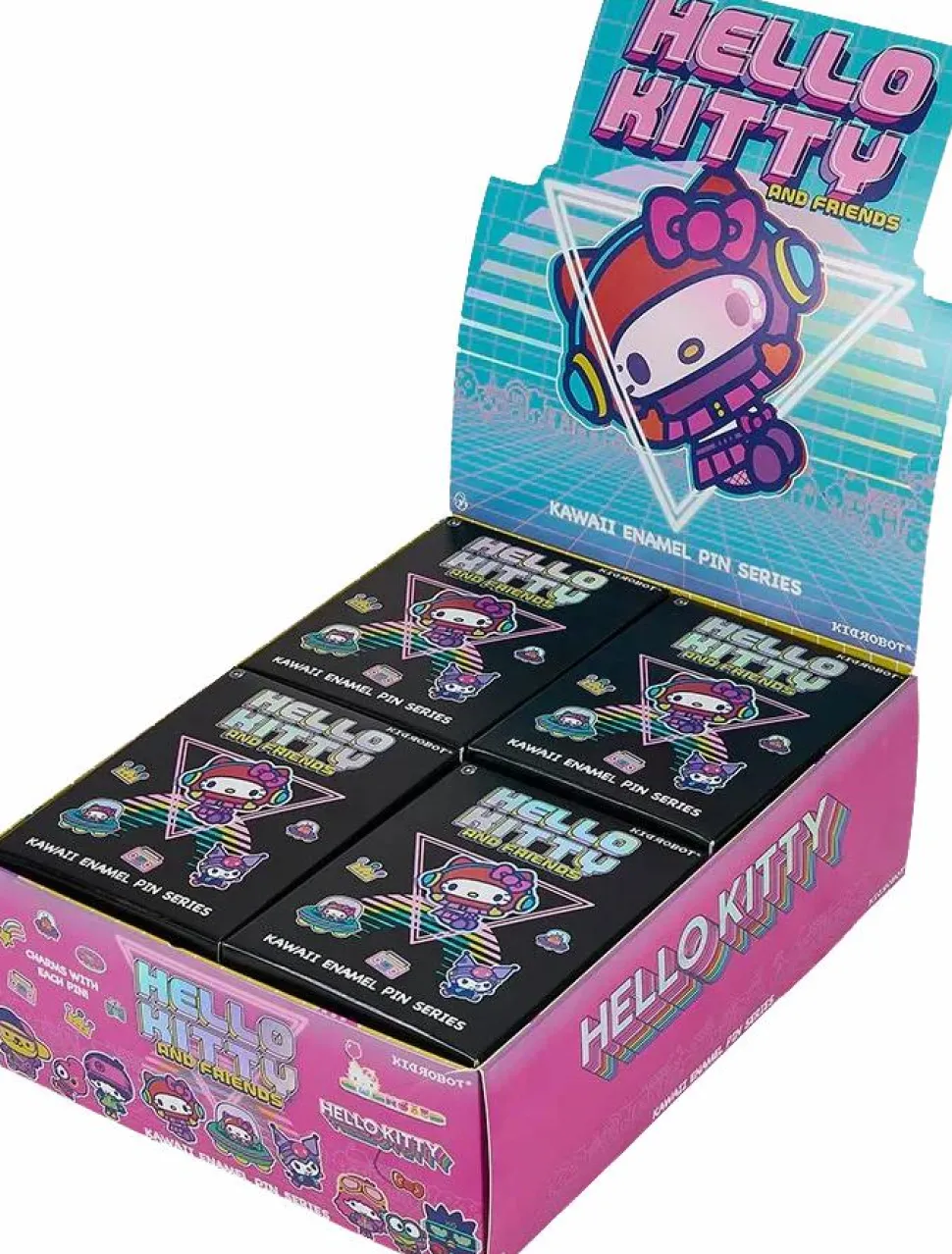 Hello Kitty and Friends - Arcade Kawaii Enamel Pin Series Blind Box Enamel Pin (Display of 20)