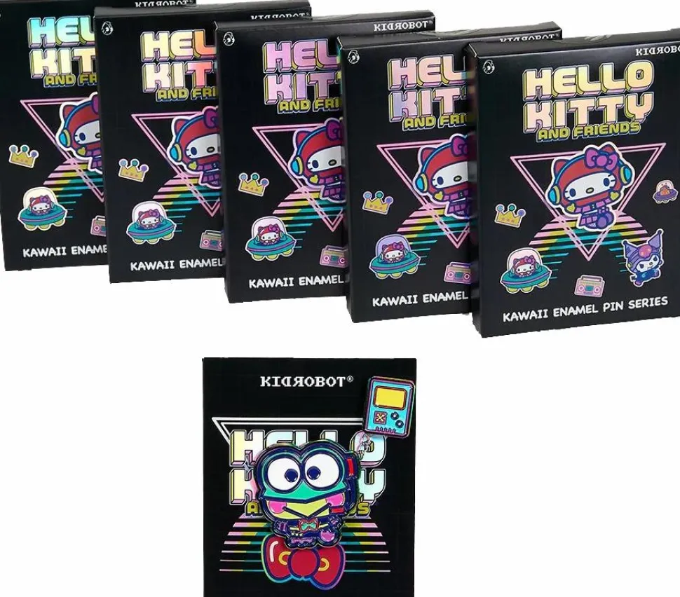 Hello Kitty and Friends - Arcade Kawaii Enamel Pin Series Blind Box Enamel Pin (Display of 20)