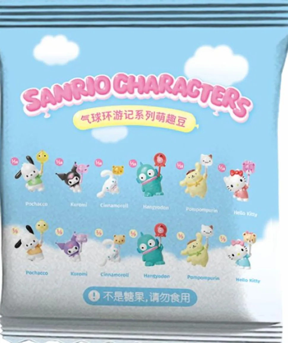 Hello Kitty and Friends - Sanrio Characters Balloon Adventure Series Moetch Bean Blind Bag Vinyl Figure (Display of 18)