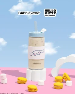 Hello Kitty and Friends - Cinnamoroll Bobbleware 500ml Borosilicate Glass Reusable Tumbler