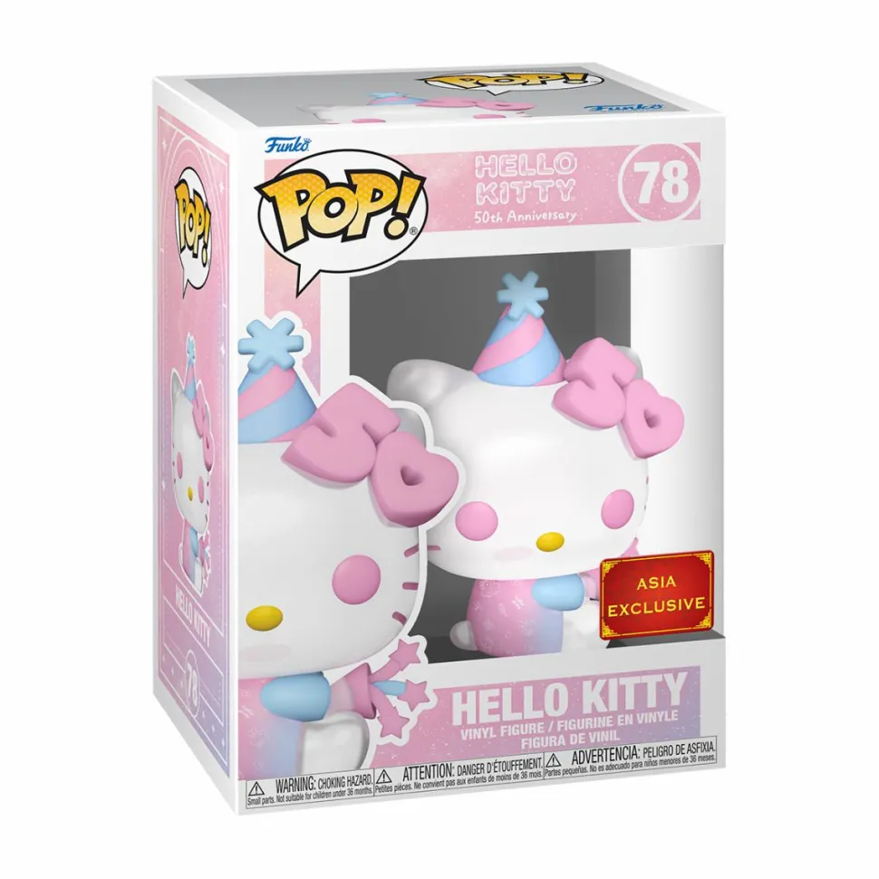Hello Kitty: 50th Anniversary - Hello Kitty (with Party Popper) Pop! Vinyl Figure