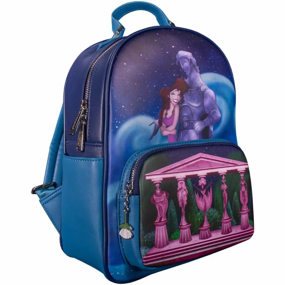 Hercules (1997) - Meg and Muses 12” Faux Leather Mini Backpack