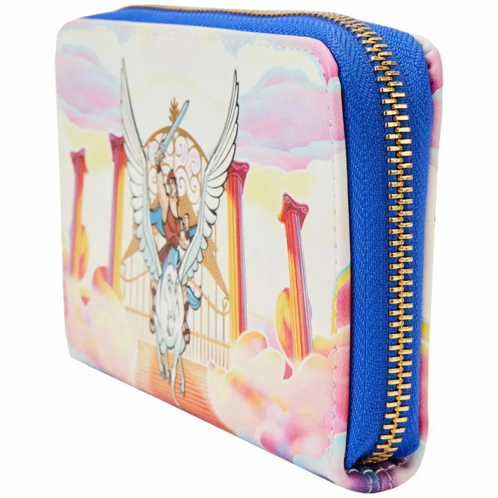 Hercules (1997) - Mount Olympus Golden Gates 4” Faux Leather Zip-Around Wallet