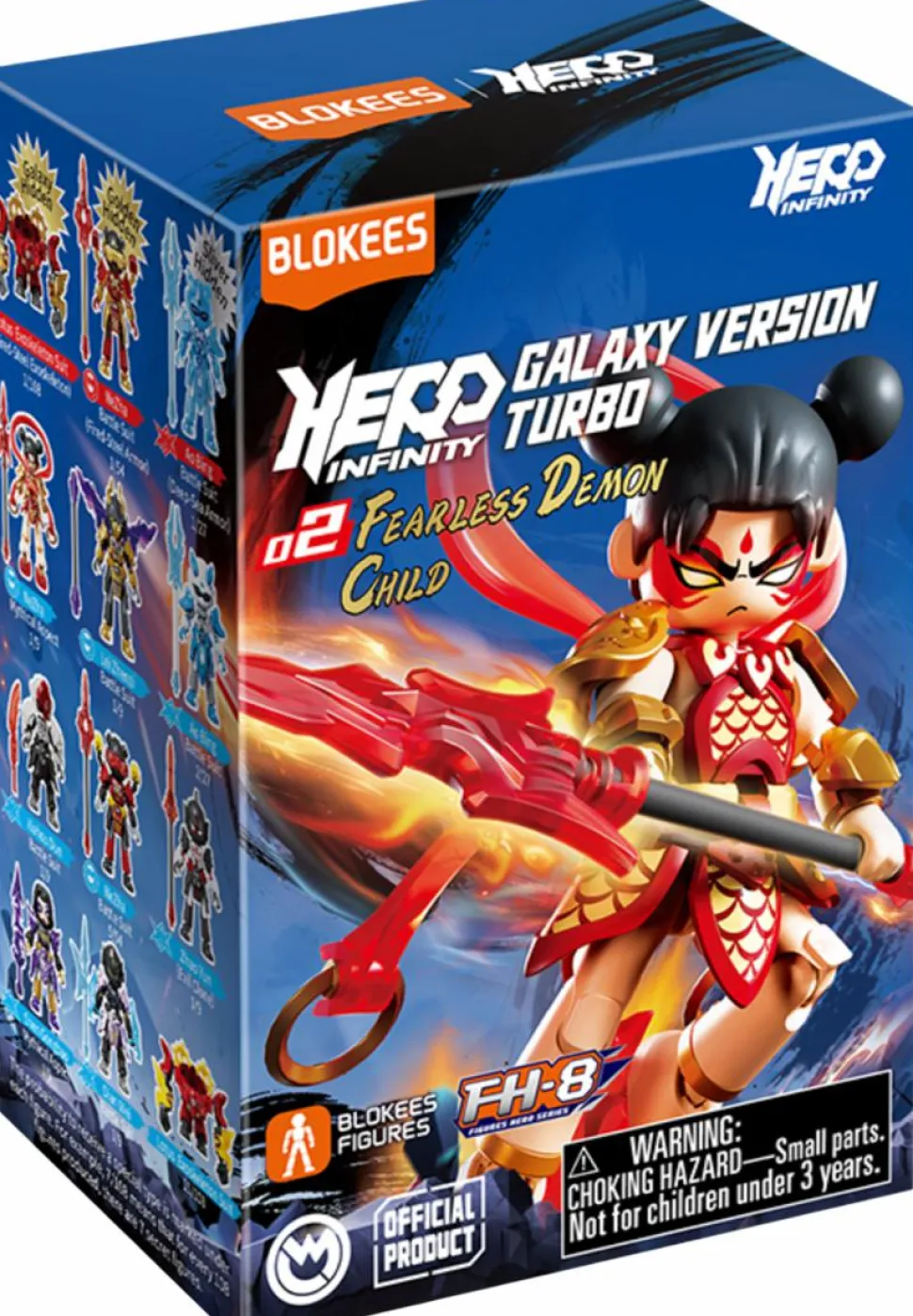 Hero Infinity - Galaxy Version Turbo 02 Fearless Demon Child Blind Box Articulated Model Kit (Single Unit)