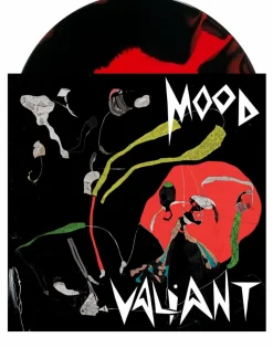 Hiatus Kaiyote - Mood Valiant LP Vinyl Record (Indie Exclusive Black & Red Ink Spot Coloured Vinyl)