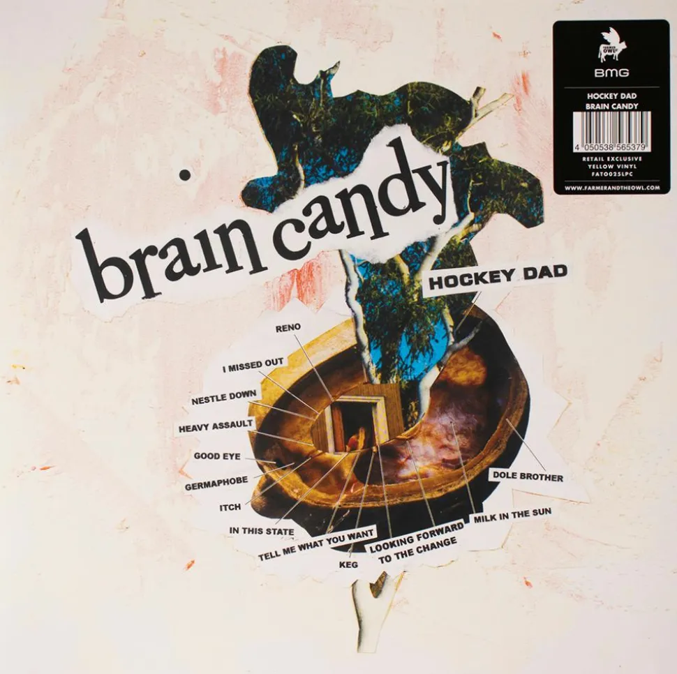Hockey Dad - Brain Candy LP Vinyl Record (Limited Edition Indie Exclusive Yellow Vinyl)