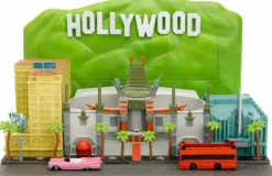 Hollywood 100 - Hollywood Sign 100th Anniversary featuring the Walk of Fame Nano Scene 1.65" Scale Die-Cast Diorama