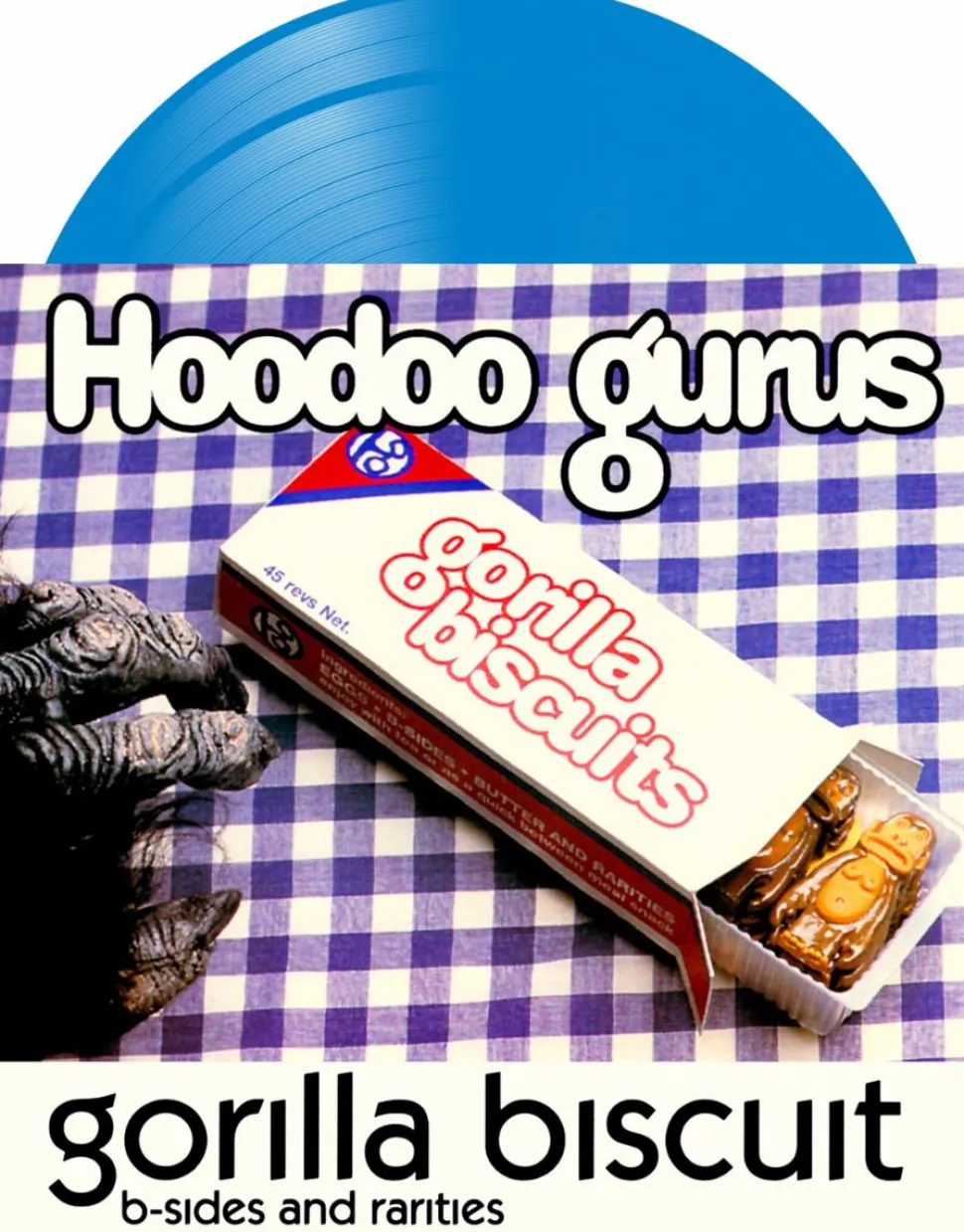 Hoodoo Gurus - Gorilla Biscuit B-Sides and Rarities 2xLP Vinyl Record (Light Blue Coloured Vinyl)