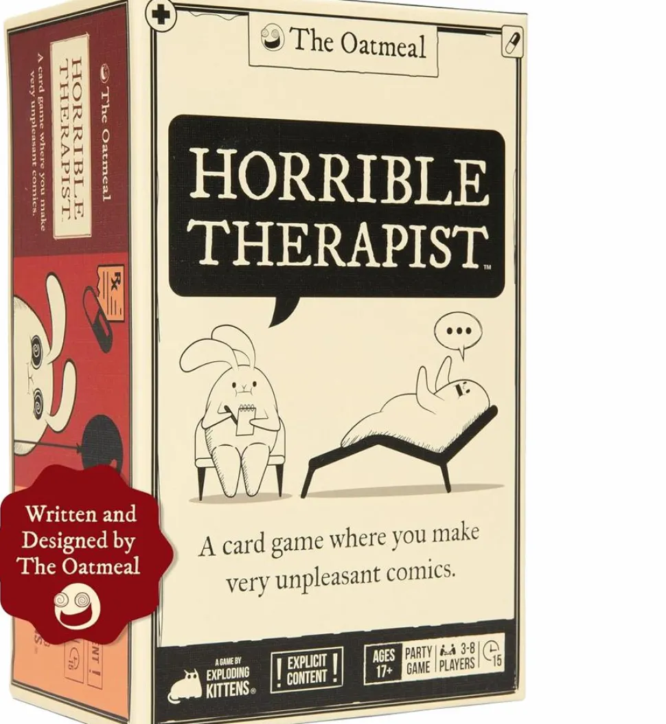 Horrible Therapist (Base Edition) - A Party Game by Exploding Kittens Card Game