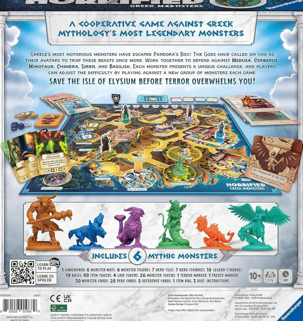 Horrified - Greek Monsters Board Game