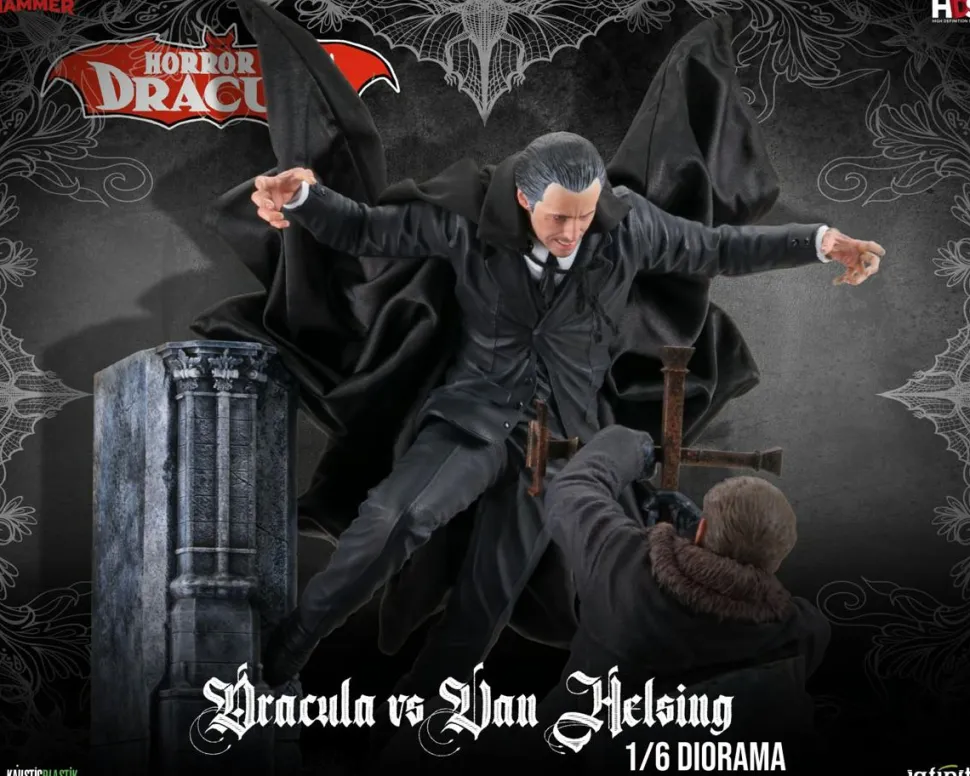 Horror of Dracula (1958) - Dracula vs. Van Helsing 1/6th Scale Diorama Statue