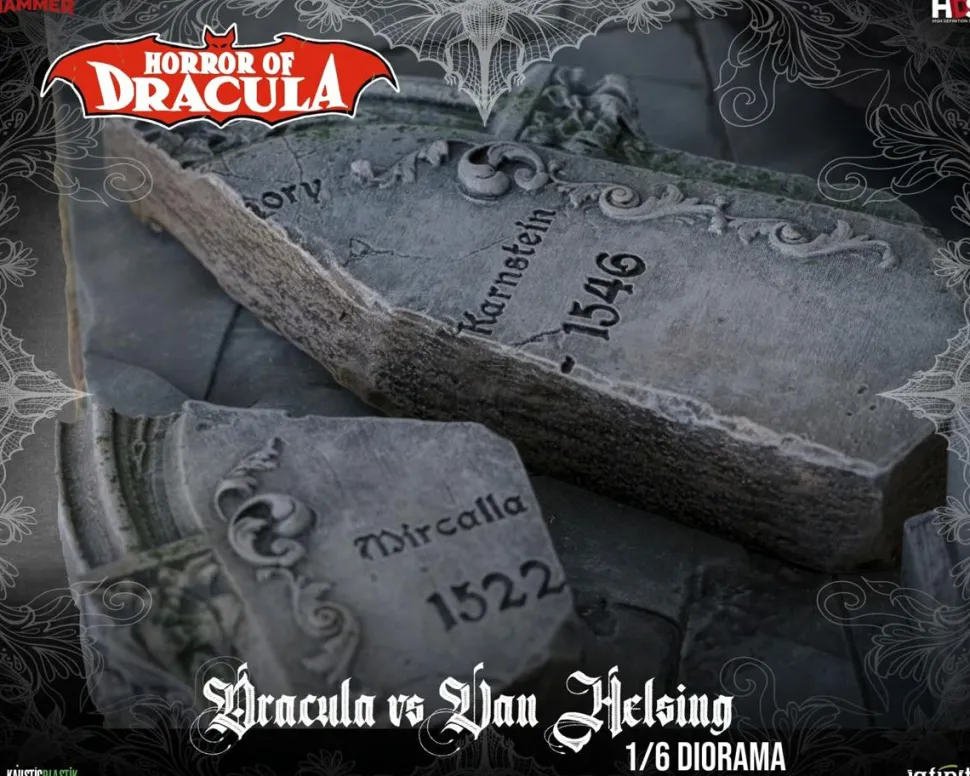 Horror of Dracula (1958) - Dracula vs. Van Helsing 1/6th Scale Diorama Statue