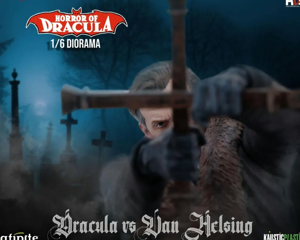 Horror of Dracula (1958) - Dracula vs. Van Helsing 1/6th Scale Diorama Statue