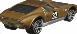 Hot Wheels - 1971 Lamborghini Miura SV Hot Wheels Vintage Racing Club 1/64th Scale Die-Cast Vehicle Replica