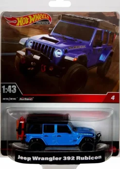 Hot Wheels - Jeep Wrangler 392 Rubicon Hot Wheels Premium Real Riders 1/43rd Scale Die-Cast Vehicle Replica
